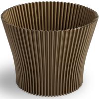 Кашпо Lotos Dlo 11*9см золото 071672  Кашпо Lotos Dlo 11*9см золото 071672