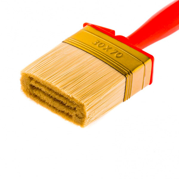 Кисть-ракля 30*70мм искусственная щетина пластмассовый корпус пласт. ручка 84125