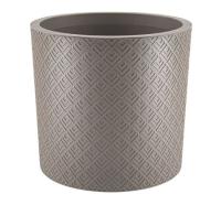 Кашпо ЭТНА D380*360мм 24л французский серый с вставкой М3185 /1шт/М-пласт 