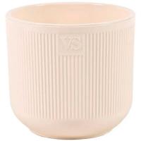 Кашпо Росси VipSet 3,1л кремовый с вставкой /8шт/ЭД