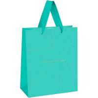 Пакет подарочный 33*42*12см "Monocolor. Tiffany" отд. фольгой, матовая ламинация MESHU/354691/Рельеф Пакет подарочный 33*42*12см "Monocolor. Tiffany" отд. фольгой, матовая ламинация MESHU/354691/Рельеф