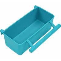 Кормушка д/птиц прямоугольная в клетку 9*3,5*3см бирюзовая 5062/Дарэлл