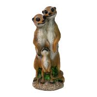 Фигура Мангуст семья 38х16см М (полистоун) 12577 Фигура Мангуст семья 38х16см М (полистоун) 12577