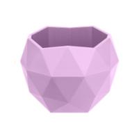 Кашпо Топаз 1,2л лаванда с вставкой КШ-3020 /12шт/ПП 