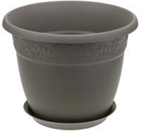 Кашпо РЯБИНА  0,8л  Французский серый М3052