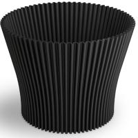 Кашпо Lotos Dlo 11*9см черный 071671  Кашпо Lotos Dlo 11*9см черный 071671