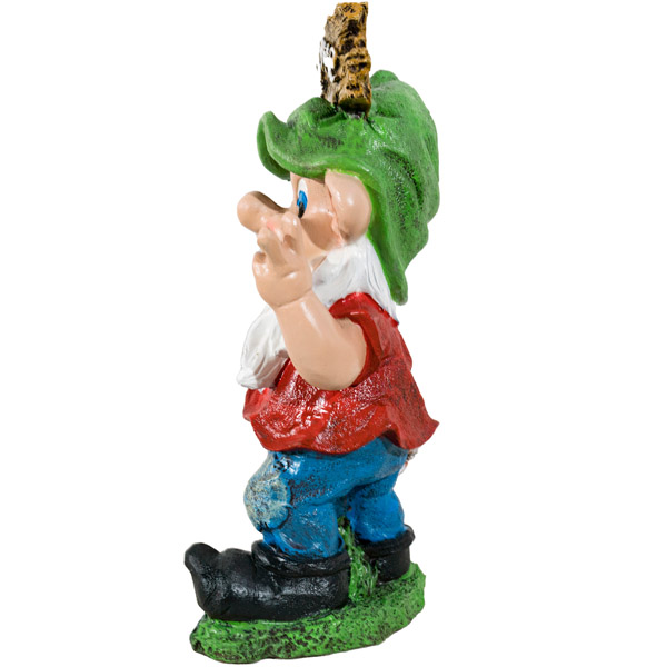 Гном с табличкой Welcom и белкой 42х25х17см 16794