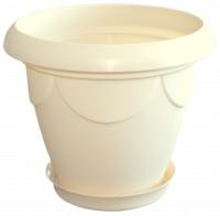 Кашпо Верона 9,5л песочный 07015