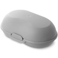 Мыльница закрытая Аттенто пыльно-серый С320СЕР /24шт/Мартика Мыльница закрытая Аттенто пыльно-серый С320СЕР /24шт/Мартика