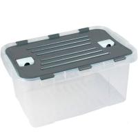 Контейнер д/хранения 45л серый двойная крышка /36764/VERDE Контейнер д/хранения 45л серый двойная крышка /36764/VERDE