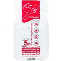 Наполнитель Ерошка комкующийся красный 5л