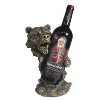 Подставка под бутылку Медведь(бронза) L14W18H26 см 713413/I060  Подставка под бутылку Медведь(бронза) L14W18H26 см 713413/I060