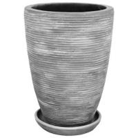 Горшок Полоски серый d 39cм/55см 632107