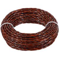 Леска д/триммера двухкомп. Торнадо d-15м профиль-скрученный квадрат d-2,4мм 990643 /168шт/ Leonord