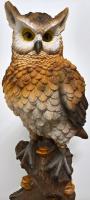 Филин на пеньке L18W13H30,5см 626509/F568