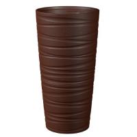 Кашпо Модерн Максимум 15л темно-коричневый КШ-9527