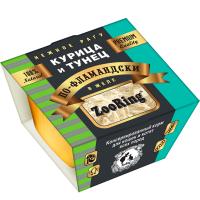 Кошки ZooRing рагу желе курица/тунец по-фламандски д/кошек и котят ж/б 75гр/12шт/521701 ЧЗ