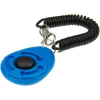 Кликер ZooOne на браслете с карабином синий 1019-05/Пет Лайн Кликер ZooOne на браслете с карабином синий 1019-05/Пет Лайн