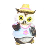 Филин в шляпке с лопаткой L10W9,5H15  713938/F763 Филин в шляпке с лопаткой L10W9,5H15  713938/F763