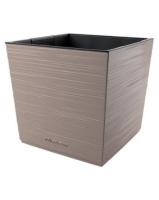 Кашпо квадрат La Decoro 19л мини латте с вставкой КШ-2672 /1шт/ПП