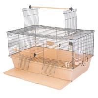 Клетка д/птиц РИО-1 78*48*41см разборная (укомплект)беж-хром/4780беж-хром/Дарэлл