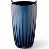 Кашпо Сигма 27,3л антрацит с вставкой 30*53см СИ3053-12 /1шт/ЛГ