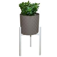 Подставка ЛОФТ белый 1 горшок 32-40см РЗДИ