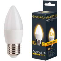 Лампа светодиодная Свеча LED С37-10-E27-3000 теплый свет 109301 /100шт/ Energy