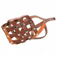 Намордник для собак кожа №5 38-15см Намордник для собак кожа №5 38-15см