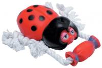 Игрушка для собак Аппорт веревочный Божья коровка с ручкой д/средних пород/ISJ8015/2755 Игрушка для собак Аппорт веревочный Божья коровка с ручкой д/средних пород/ISJ8015/2755