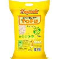 Наполнитель Барсик Тофу кукурузный 15л/3шт/92088