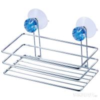 Полка д/ванной подвес. Бриллиант на присосках 19,5*10*10,5см металл 310777