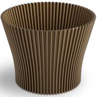 Кашпо Lotos Dlo 13*11см золото 071679  Кашпо Lotos Dlo 13*11см золото 071679