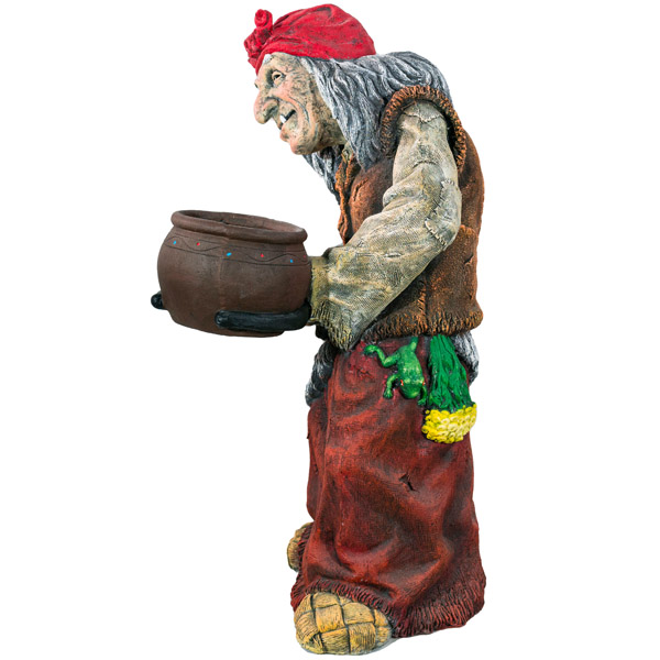 Баба Яга с кашпо 72см Ф063н Баба Яга с кашпо 72см Ф063н