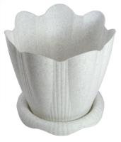 Кашпо Эдельвейс 5,3л мрамор С193М