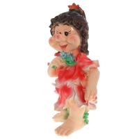 Девочка с цветочками H59см 123468/F200