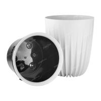 Кашпо Сигма 4,5л белый с вставкой 19*23см СИ19-10 /4шт/ЛГ Кашпо Сигма 4,5л белый с вставкой 19*23см СИ19-10 /4шт/ЛГ