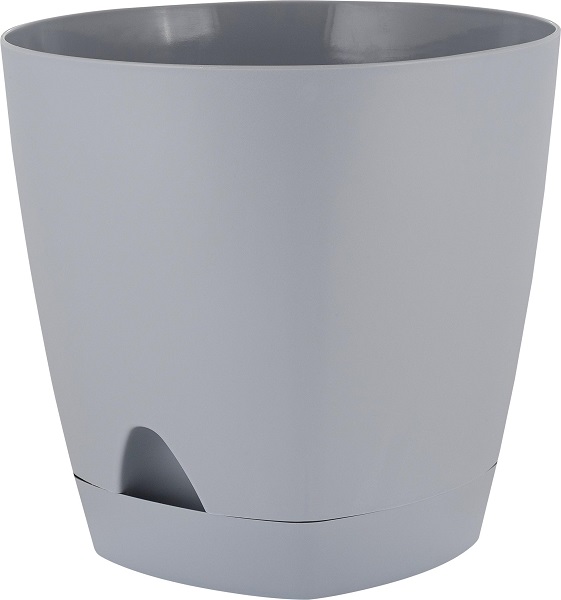 Кашпо Амстердам D200 4л утренний туман с под. ING6201 /6шт/ПР