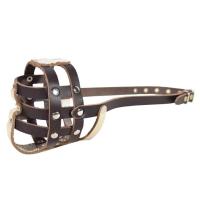 Намордник для собак кожа  №1 28-6см Намордник для собак кожа  №1 28-6см