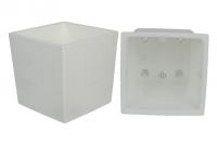 Кашпо Квадро 1,2л белый КВ12-10