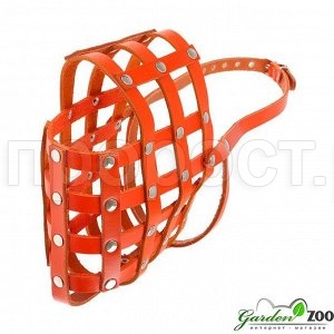 Намордник для собак кожа №7 57-14см Намордник для собак кожа №7 57-14см