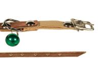 Ошейник синтетик 10мм д/кошек с бубенчиком и резинкой 22-28см/00210104/Каскад