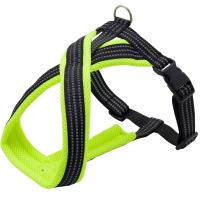 Шлейка Х-образная с подкладкой зеленая 20мм Премиум  обхв.груди 44-55см/01220016-02 Шлейка Х-образная с подкладкой зеленая 20мм Премиум  обхв.груди 44-55см/01220016-02