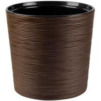 Кашпо La Decoro 7,5л трюфель с вставкой КШ-0692 /шт/ПП Кашпо La Decoro 7,5л трюфель с вставкой КШ-0692 /шт/ПП