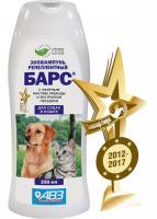 Шампунь против блох и клещей Барс БИО для собак и кошек 250мл Шампунь против блох и клещей Барс БИО для собак и кошек 250мл