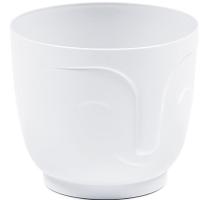 Кашпо ATENA 3,1л 18,5*16см белый 198 /5шт/ Кашпо ATENA 3,1л 18,5*16см белый 198 /5шт/