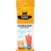 Лакомство К Колбаски Двойное удовольствие с лососем и форелью 45г/026366 Лакомство К Колбаски Двойное удовольствие с лососем и форелью 45г/026366