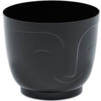 Кашпо ATENA 1,4л 14*12см черный 196 /5шт/ Кашпо ATENA 1,4л 14*12см черный 196 /5шт/