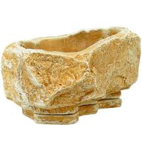 Кашпо Камень Памир 24*18*12см светло-песчан 492169 Кашпо Камень Памир 24*18*12см светло-песчан 492169