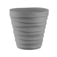 Кашпо Бархан 0,9л серый жемчуг КШ-4333